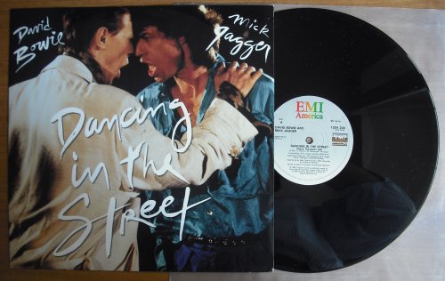 BOWIE, DAVID/JAGGER, MICK - DANCING IN THE STREETS (12'') (used) - LP