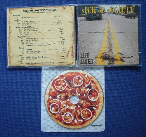 SICK OF SOCIETY - LIFE LINES (used) - CD